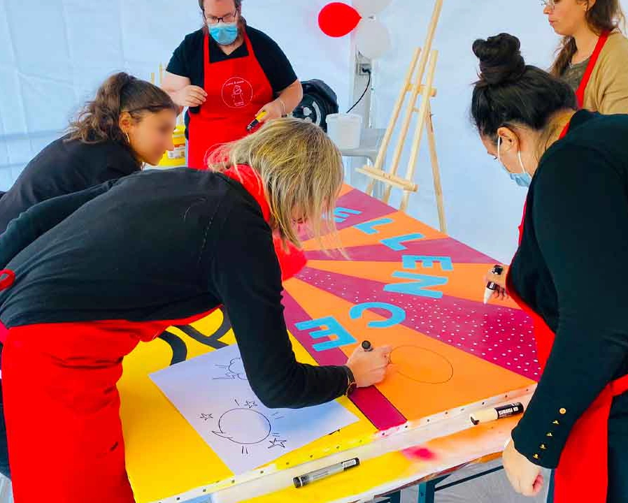 Team Building Casablanca 4 fresque geant Team Building casablanca